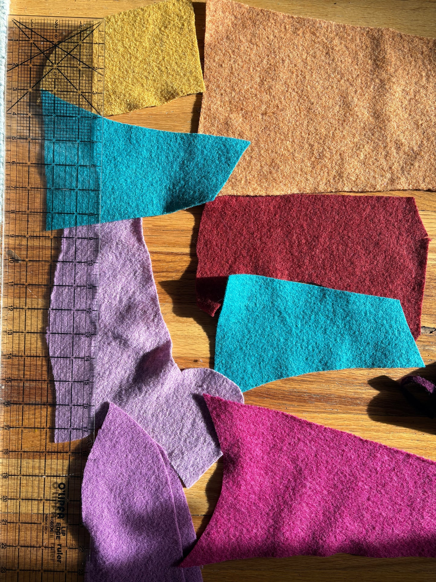 wool craft pieces