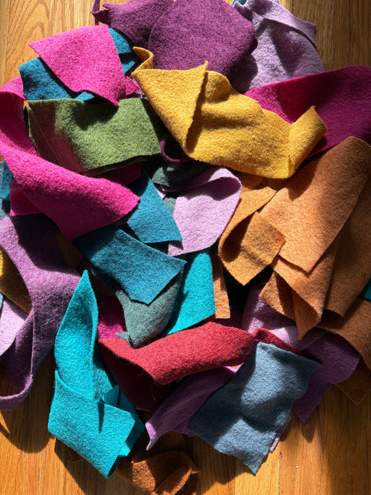 wool craft pieces