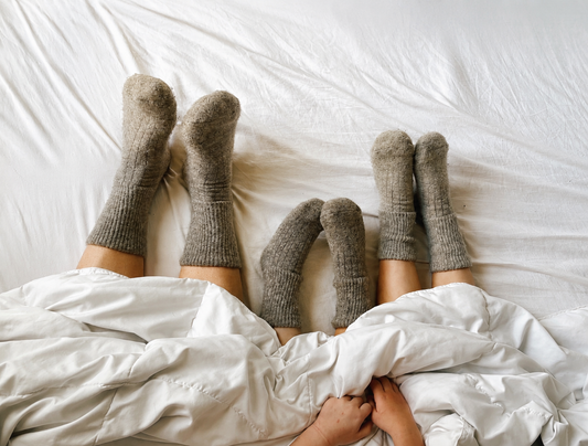 natural wool socks | thick wool socks for kids & adults