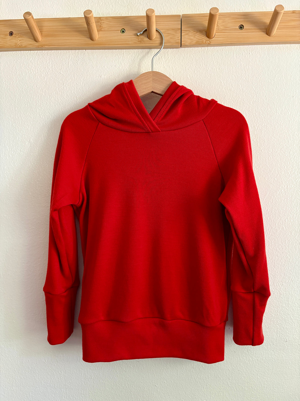 Camp Hoodie |  2-4y| Bright Red Mid-Heavyweight