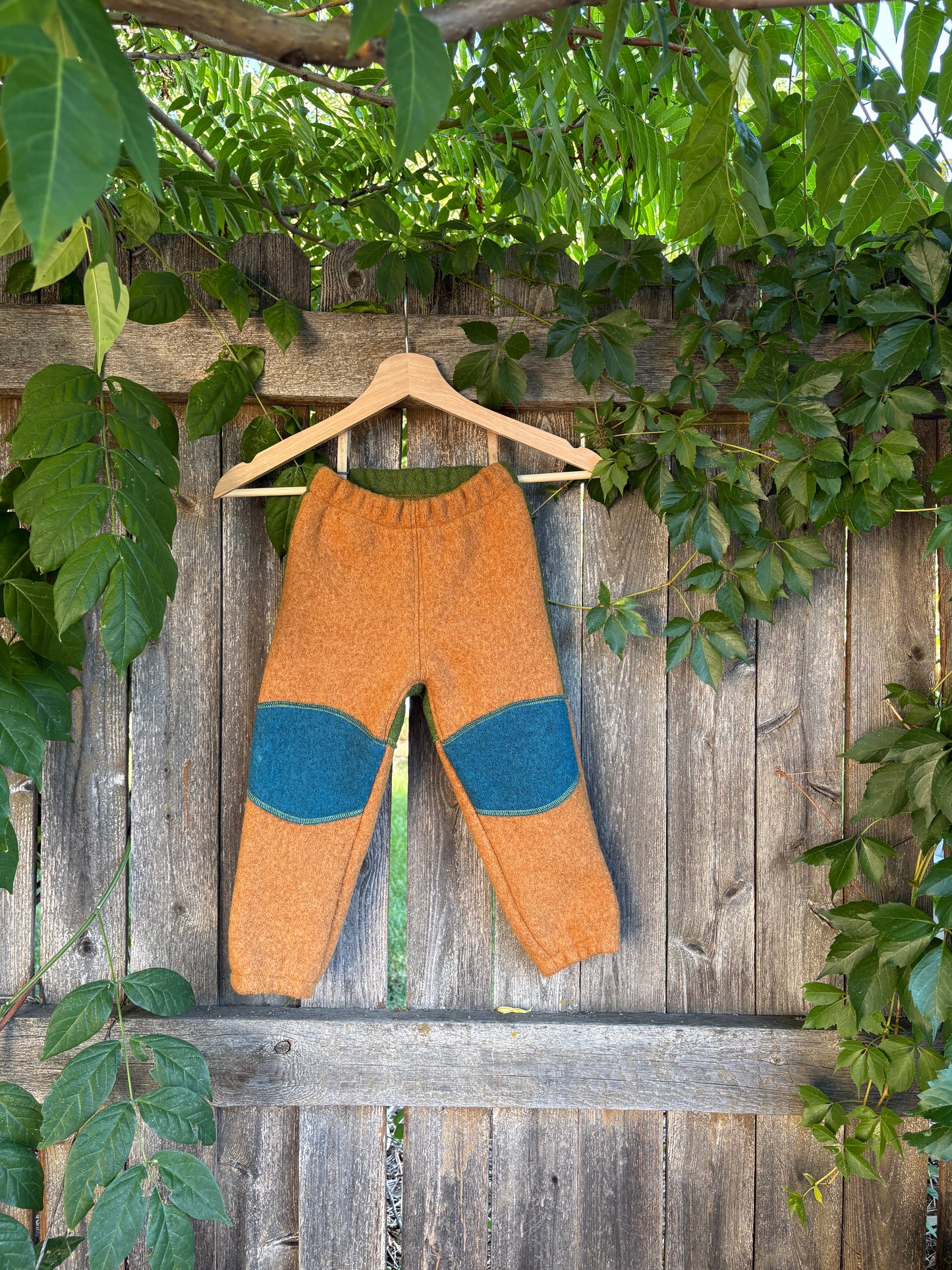 Adventure Pants | 2-3y | Ochre + Teal + Green