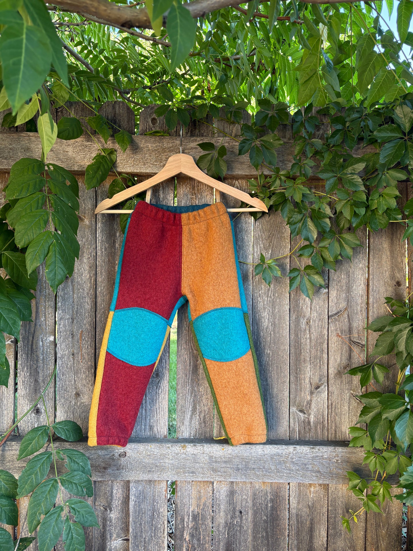 Adventure Pants | 3-4y | Ochre + Terracotta + Turquoise + Green