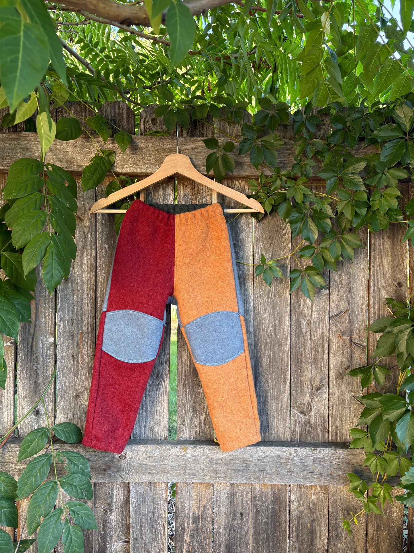 Adventure Pants | 3-4y | Apricot + Terracotta + Blue