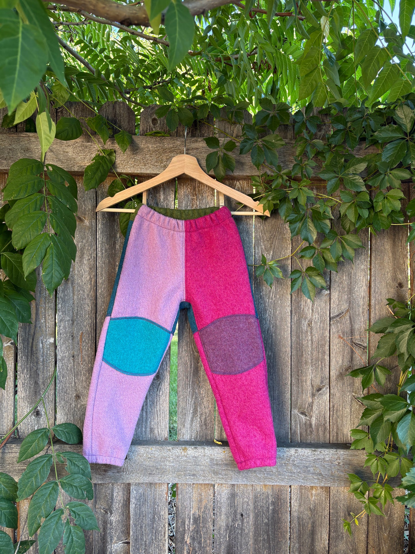 Adventure Pants | 4-5y | Fuschia + Lilac + Teal + Turquoise
