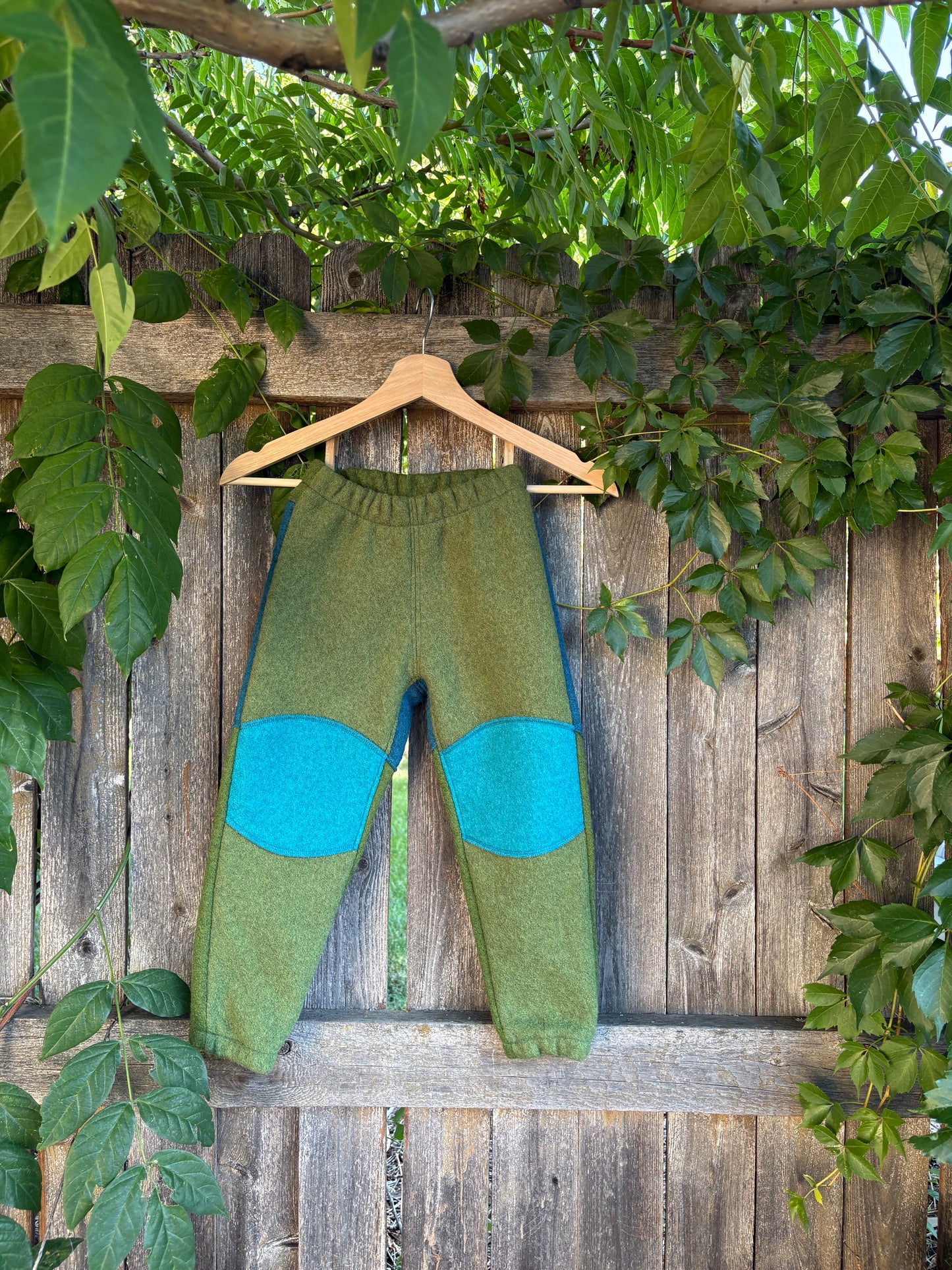 Adventure Pants | 4-5y | Green + Turquoise + Teal