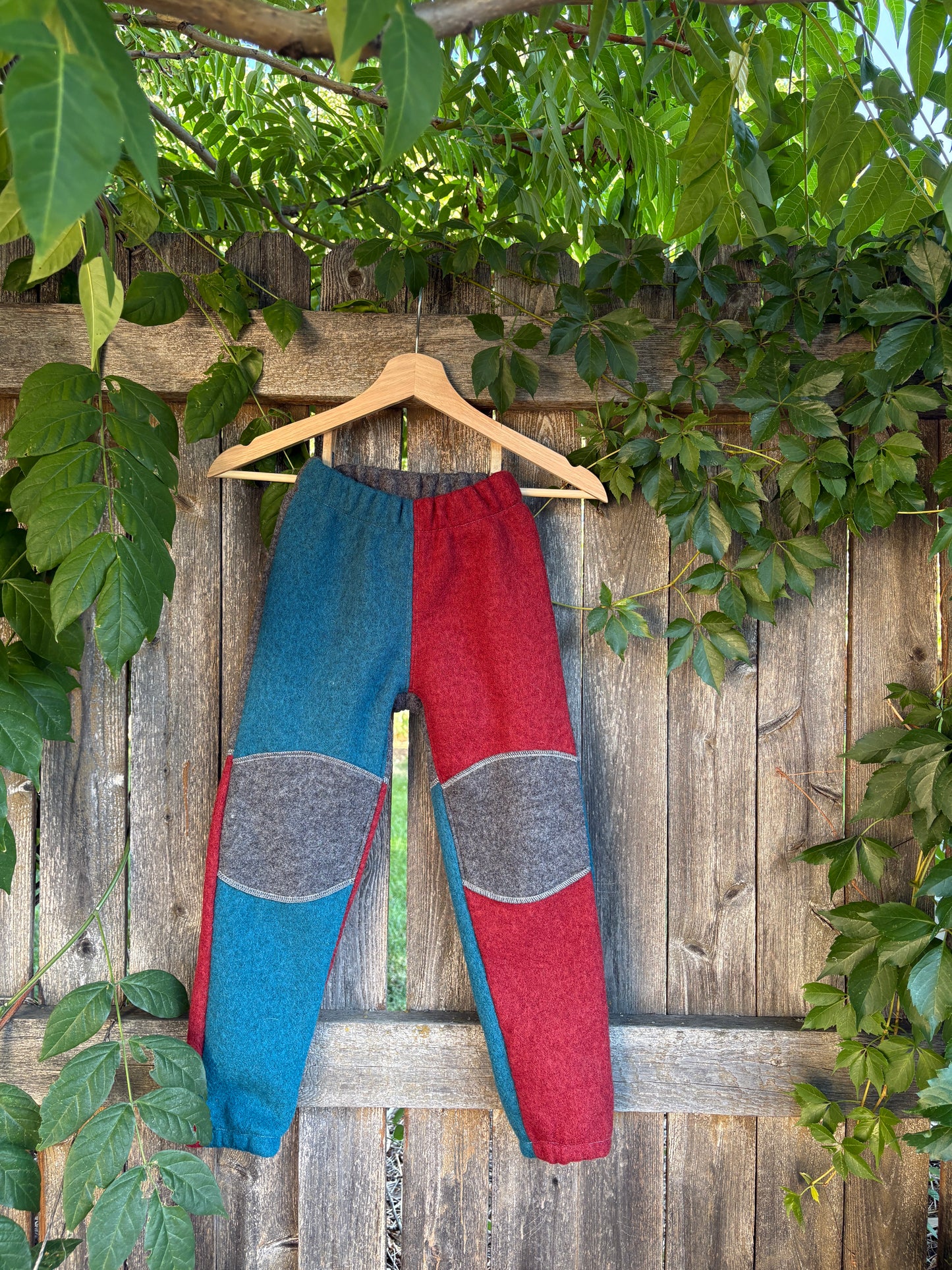 Adventure Pants | 6-7y | teal + terracotta