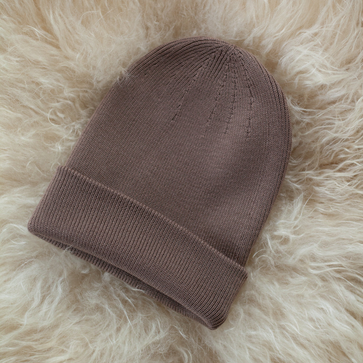 double knit merino wool beanies