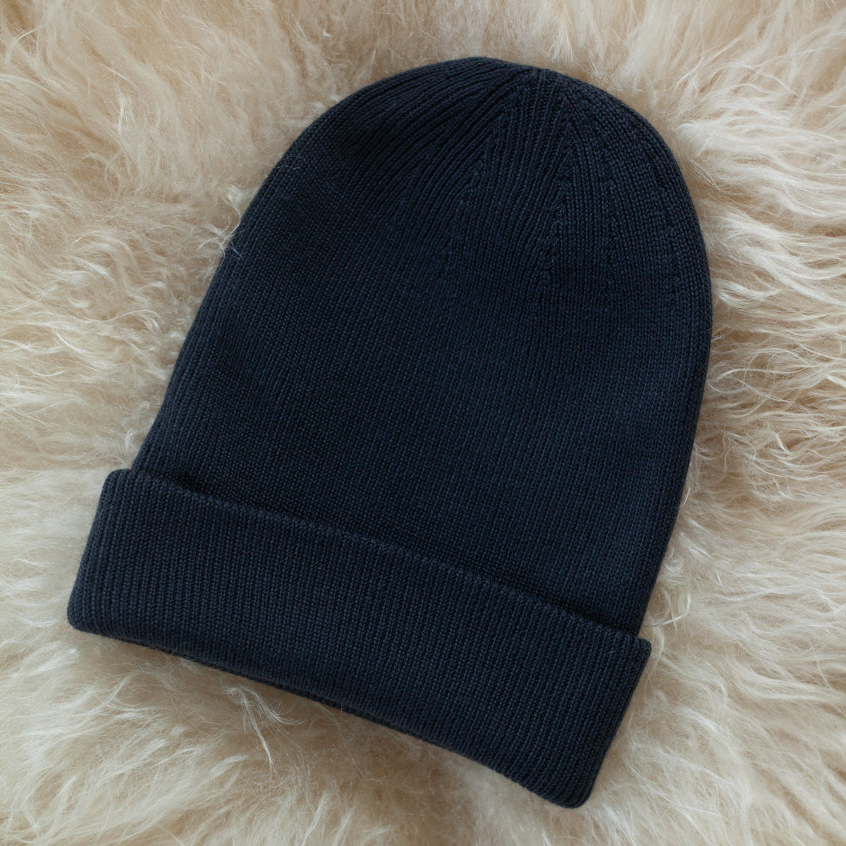 double knit merino wool beanies