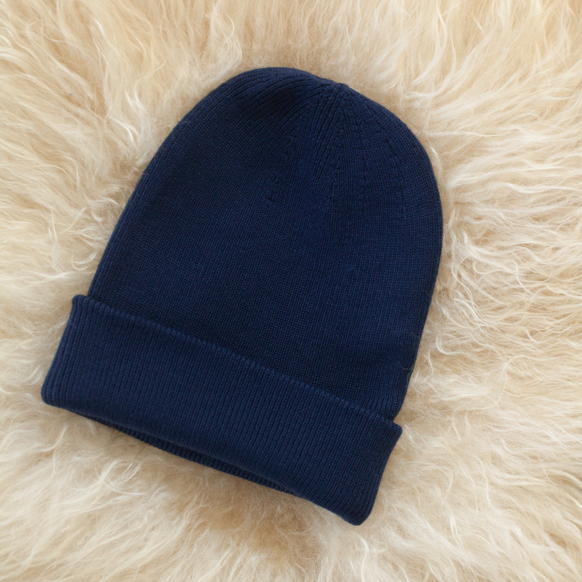 double knit merino wool beanies