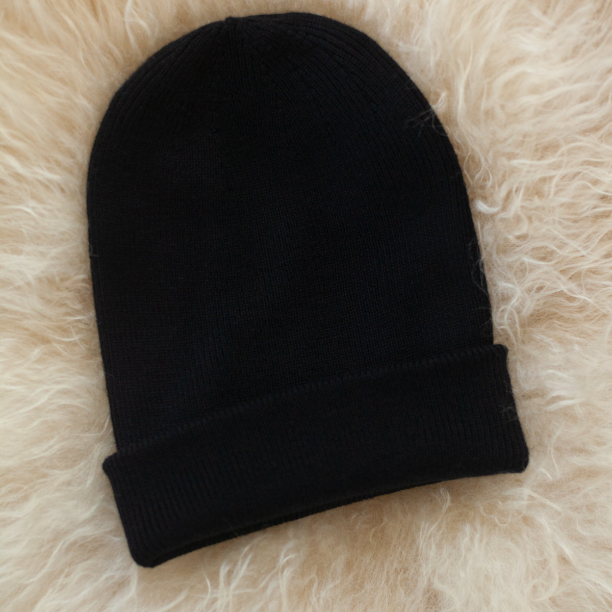 double knit merino wool beanies