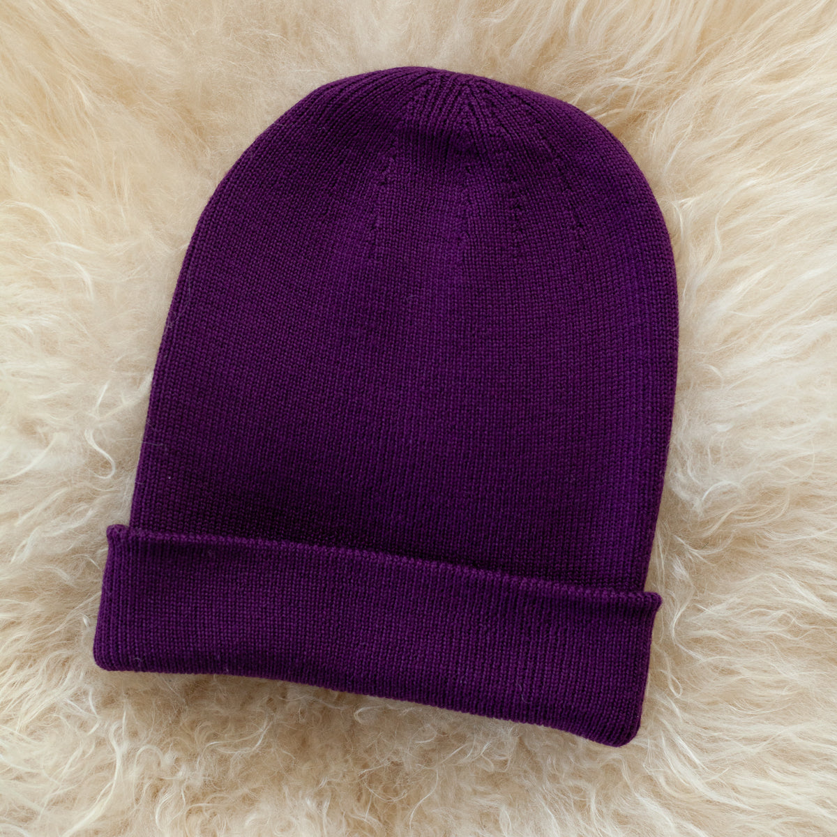 double knit merino wool beanies